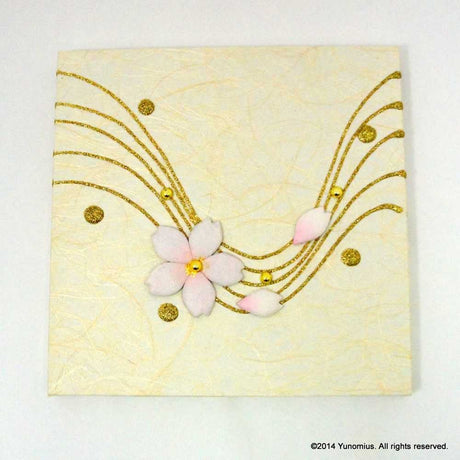 Hana & Haku: Sakura Washi Paper Panel (White #2) - yumenet.live