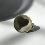 Hiroshi Hirai: Heart Shaped Mug Cup, Green Accents - yumenet.live