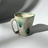 Hiroshi Hirai: Heart Shaped Mug Cup, Green Accents - yumenet.live