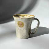 Hiroshi Hirai: Heart Shaped Mug Cup, Yellow Accents - yumenet.live