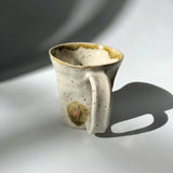 Hiroshi Hirai: Heart Shaped Mug Cup, Yellow Accents - yumenet.live