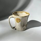 Hiroshi Hirai: Heart Shaped Mug Cup, Yellow Accents - yumenet.live