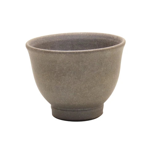 都築裕：花びら 常滑絞り出し急須 急須（60ml）＆カップ（30ml） 茶 高台絞り出し急須 花びら