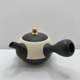 Isobe Ceramics mi122: Tokoname Kyusu Golden Autumn Leaves by Shouhou 200 ml 金彩紅葉桜 - yumenet.live