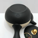 Isobe Ceramics mi122: Tokoname Kyusu Golden Autumn Leaves by Shouhou 200 ml 金彩紅葉桜 - yumenet.live