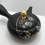 Isobe Ceramics mi123: Tokoname Kyusu Golden Sakura by Shouhou 250 ml 金彩桜 - yumenet.live