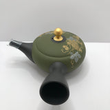 Isobe Ceramics se107: Tokoname Kyusu Golden Grapes Motif by Shouhou 250 ml 金葡萄 - yumenet.live