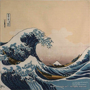 Iyo Yuinoh Center, Furoshiki: The Great Wave off Kanagawa (small) - yumenet.live