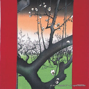 Iyo Yuinoh Center, Furoshiki: The Plum Garden in Kameido (large) - yumenet.live