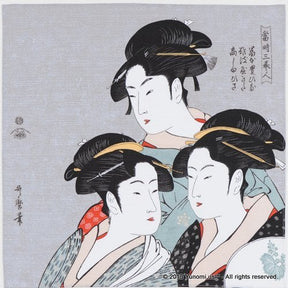 Iyo Yuinoh Center, Furoshiki: Three Beauties of the Kansei Era (small) - yumenet.live