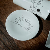 Kamigata Ryugi: Haiku Series Plate Set, Silver - yumenet.live
