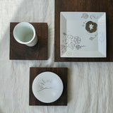 Kamigata Ryugi: Haiku Series Plate Set, Silver - yumenet.live