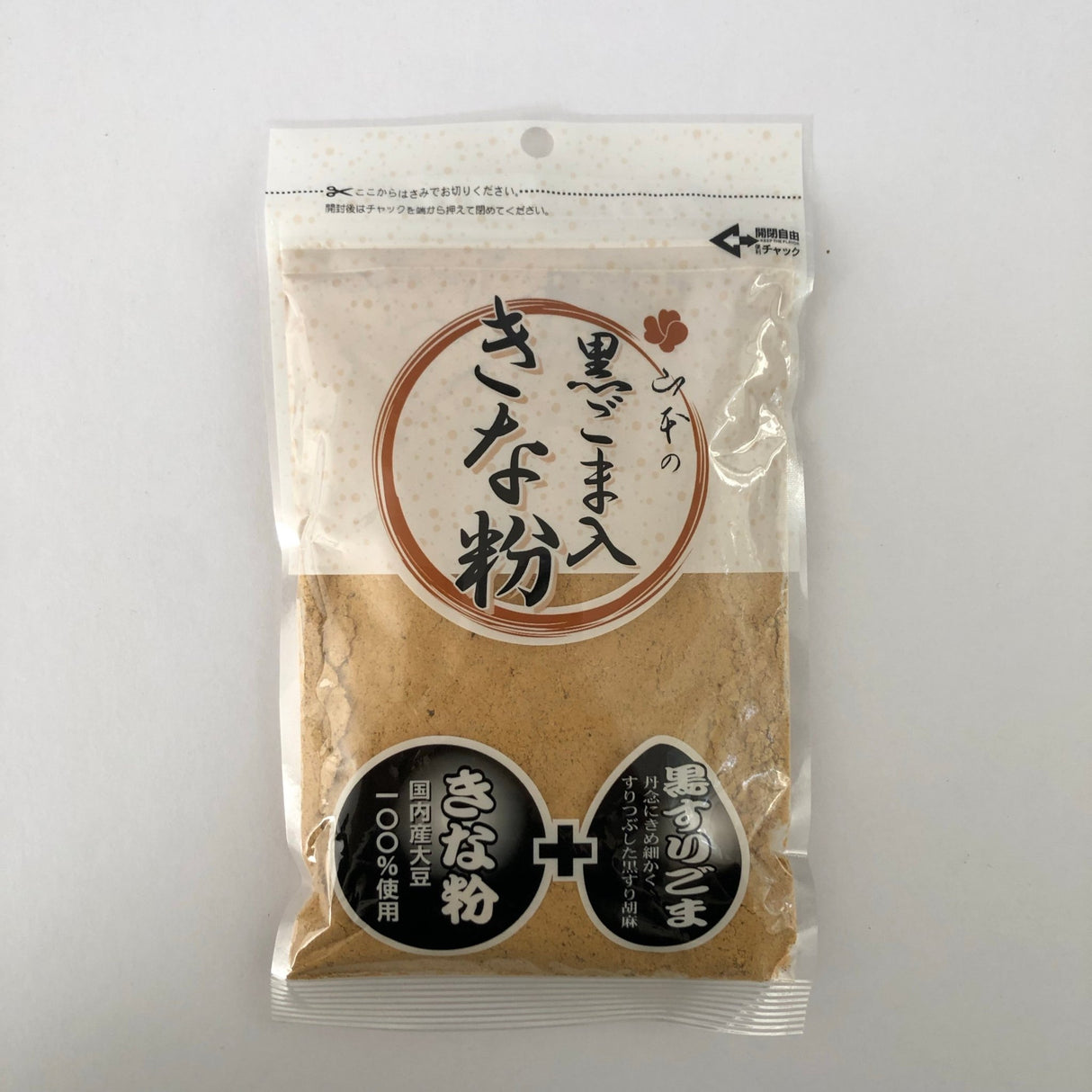 Kinako Soybean flour with Black Sesame 黒ごま入 きな粉 - yumenet.live