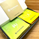 Mandara Green Tea Sampler Set by Kadode Ooigawa, Shizuoka - 4 steaming levels vs 4 green-roasting levels. (16 tea bags) - yumenet.live