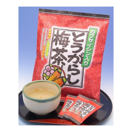 Mannen: Togarashi Umecha - Chili Pepper, Plum & Kelp Soup Tea Powder とうがらし梅茶 - yumenet.live