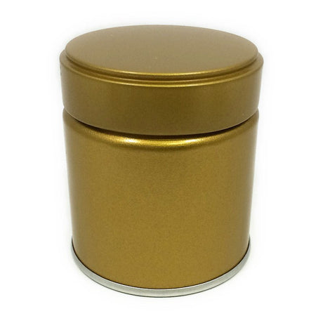 Matcha Tea Can, Gold Screw Top - yumenet.live