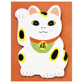 Muromachi Printing: Manekineko Cat Postcard - yumenet.live