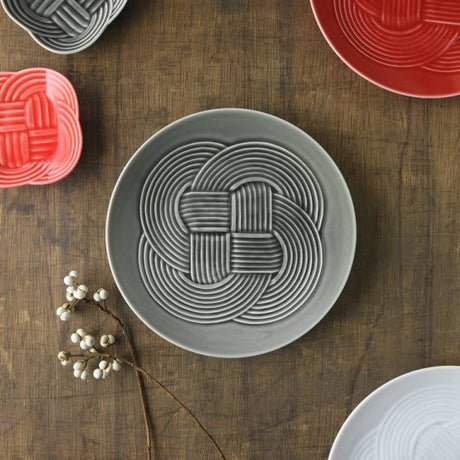 Oda Pottery: Dessert Plate Gray (19 cm) - yumenet.live