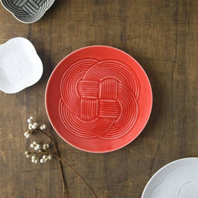 Oda Pottery: Dessert Plate Red (19 cm) - yumenet.live
