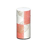 Okumura Seikan: Tea Can, Washi Paper - Gold leaf crimson　讃香　朱 - yumenet.live