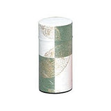 Okumura Seikan: Tea Can, Washi Paper - Gold leaf green　讃香　グリーン - yumenet.live