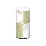 Okumura Seikan: Tea Can, Washi Paper - Gold leaf spring green　讃香　若葉 - yumenet.live