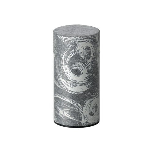 Okumura Seikan: Tea Can, Washi Paper - Nankyo Black Silver 南郷 黒銀 - yumenet.live
