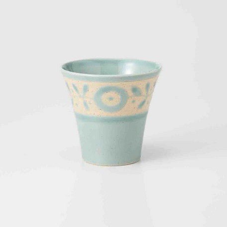 Saikai Ceramics: Gaeden, Tea Cup, Baby Blue - yumenet.live
