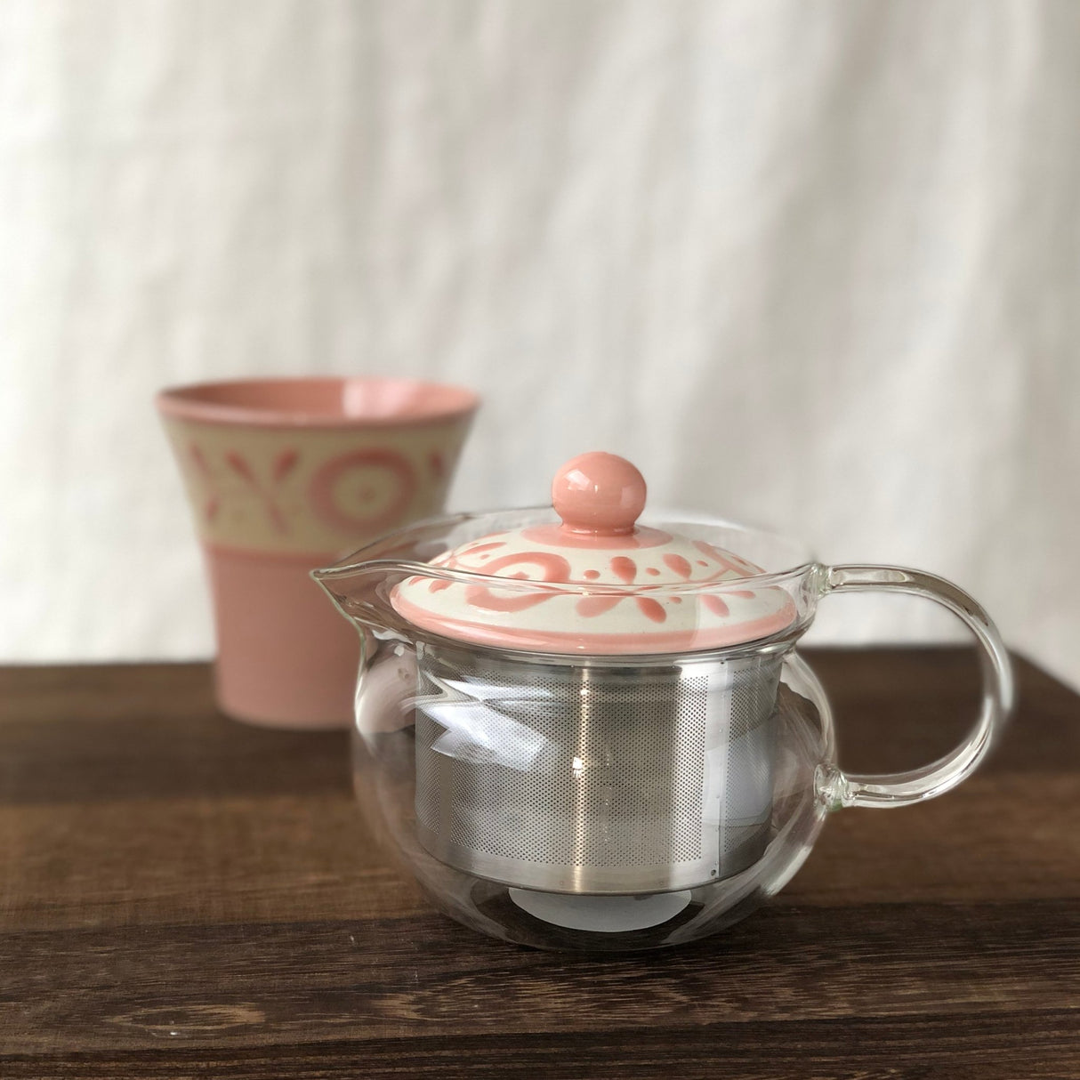 Saikai Ceramics: Gaeden, Tea Cup, Baby Pink - yumenet.live