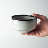 Saikai Ceramics: Hakuwan - Shiroyuzu, White Yuzu Porcelain Matcha Bowl with Gift Box - yumenet.live