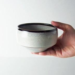 Saikai Ceramics: Hakuwan - Shiroyuzu, White Yuzu Porcelain Matcha Bowl with Gift Box - yumenet.live