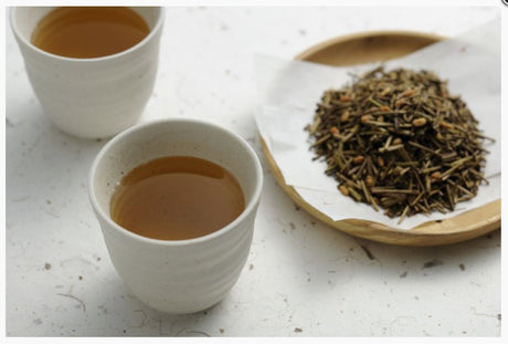Seikoen Tea Factory: Echigo Bocha, Roasted Stem Tea (Hojicha) with Toasted Rice 越後棒茶 - yumenet.live