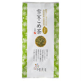 Seikoen Tea Factory: Snow-Aged Yukimuro Genmaicha with Matcha 雪室こめ茶 - yumenet.live