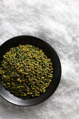 Seikoen Tea Factory: Snow-Aged Yukimuro Genmaicha with Matcha 雪室こめ茶 - yumenet.live