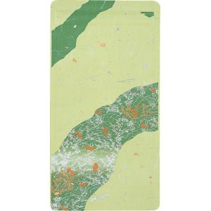 Seiwa 10413: Resealable bag (Japanese washi paper, green, flat, 120 x 230 mm) - yumenet.live