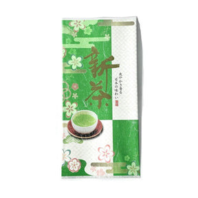 Seiwa 21938: Washi paper bag, flat 110 x 230, Shincha Bag 新茶 (Last few units) - yumenet.live