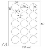 Seiwa - Inkjet Printable Washi Paper Labels - yumenet.live