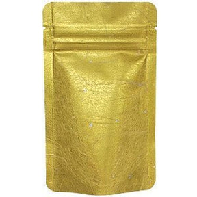 Seiwa: Resealable stand bag (gold Japanese washi paper, 6 sizes) - yumenet.live
