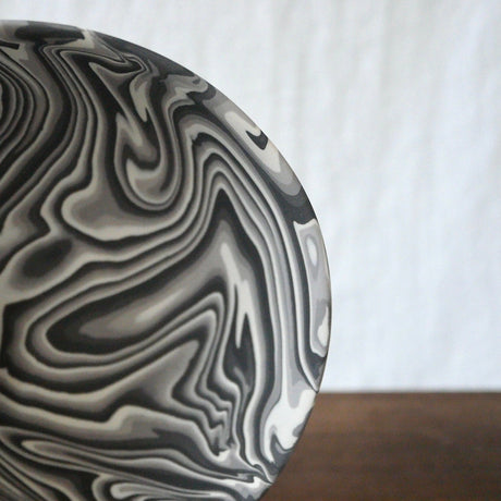 Shinro Yamamoto: Marble Porcelain Matcha Bowl 650 - yumenet.live