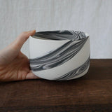Shinro Yamamoto: Marble Porcelain Matcha Bowl 800 - yumenet.live
