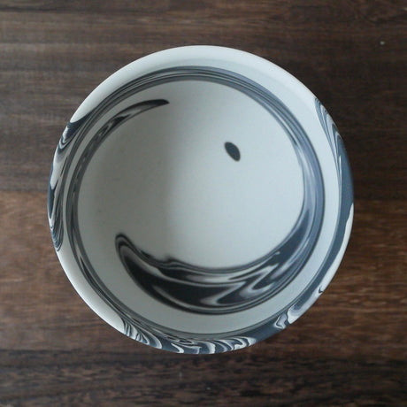 Shinro Yamamoto: Marble Porcelain Matcha Bowl 800 - yumenet.live