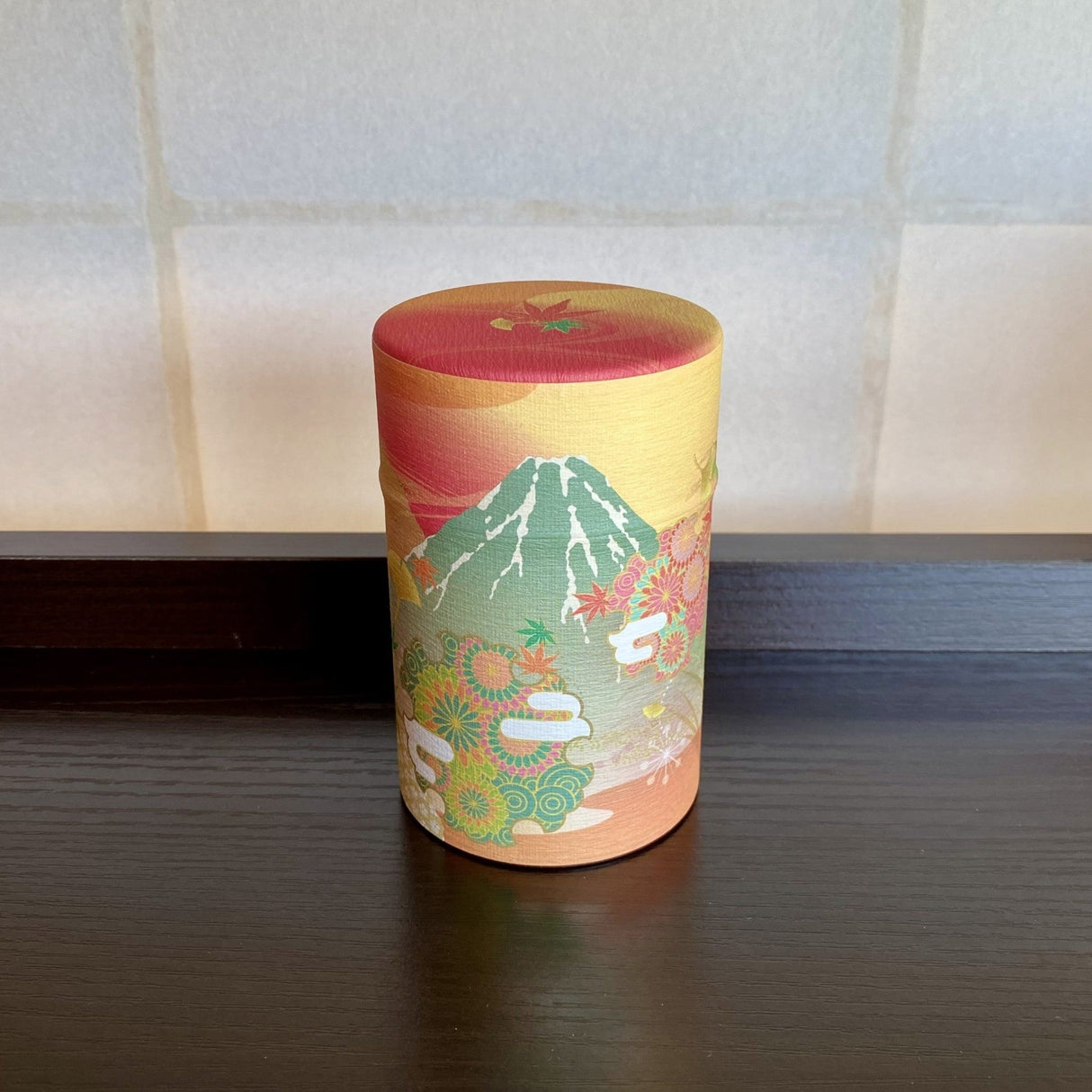 Shizucan: Mt. Fuji Series Washi Tea Canister - yumenet.live