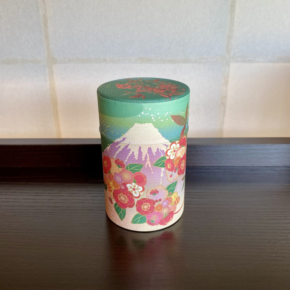Shizucan: Mt. Fuji Series Washi Tea Canister - yumenet.live
