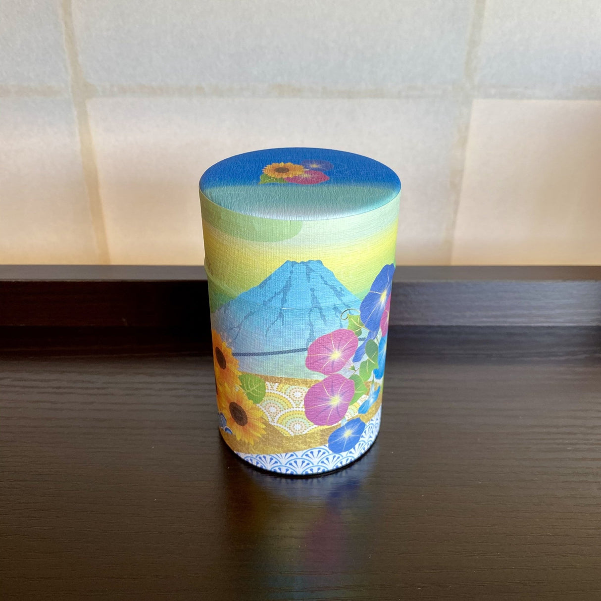 Shizucan: Mt. Fuji Series Washi Tea Canister - yumenet.live