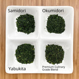 Shogyokuen: Tencha Green Tea Leaves, 4-level Sampler Set - yumenet.live