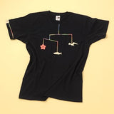 TOHOKU: Hand stitched by Tsunami Survivors Sashiko T-shirts White & Black - yumenet.live