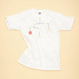 TOHOKU: Hand stitched by Tsunami Survivors Sashiko T-shirts White & Black - yumenet.live