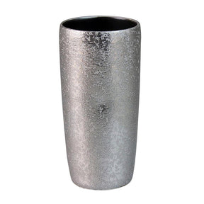 Touetsugama Aritayaki Dimple Rock Tumbler - Ibushi Silver - Black いぶし銀内ブラック　えくぼロックビアカップ - yumenet.live