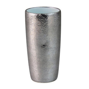 Touetsugama Aritayaki Dimple Rock Tumbler - Ibushi Silver - White いぶし銀内白　えくぼロックビアカップ - yumenet.live