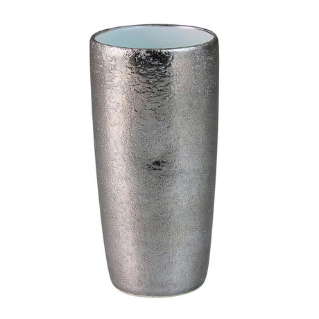 Touetsugama Aritayaki Dimple Rock Tumbler - Ibushi Silver - White いぶし銀内白　えくぼロックビアカップ - yumenet.live